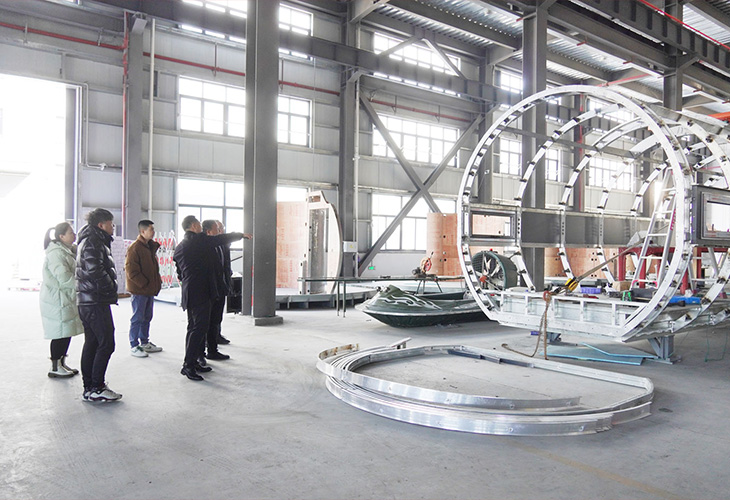 溫嶺東部新區(qū)曙光湖管委會領(lǐng)導(dǎo)蒞臨我司進(jìn)行考察工作