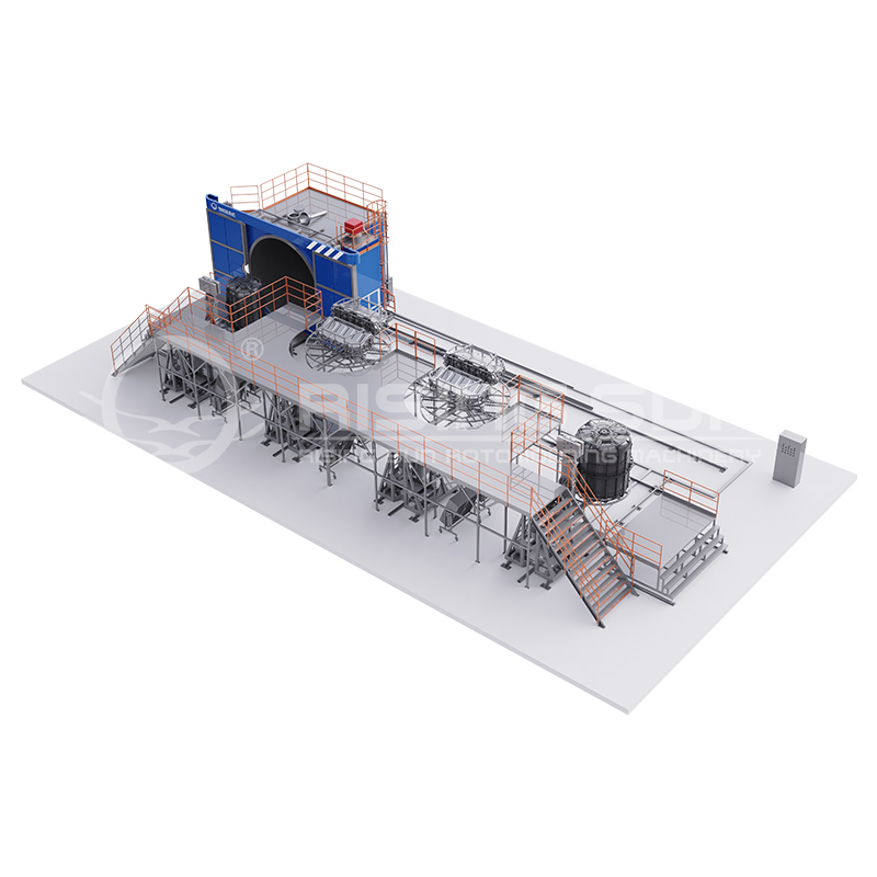 多臂穿梭式滾塑機(jī)