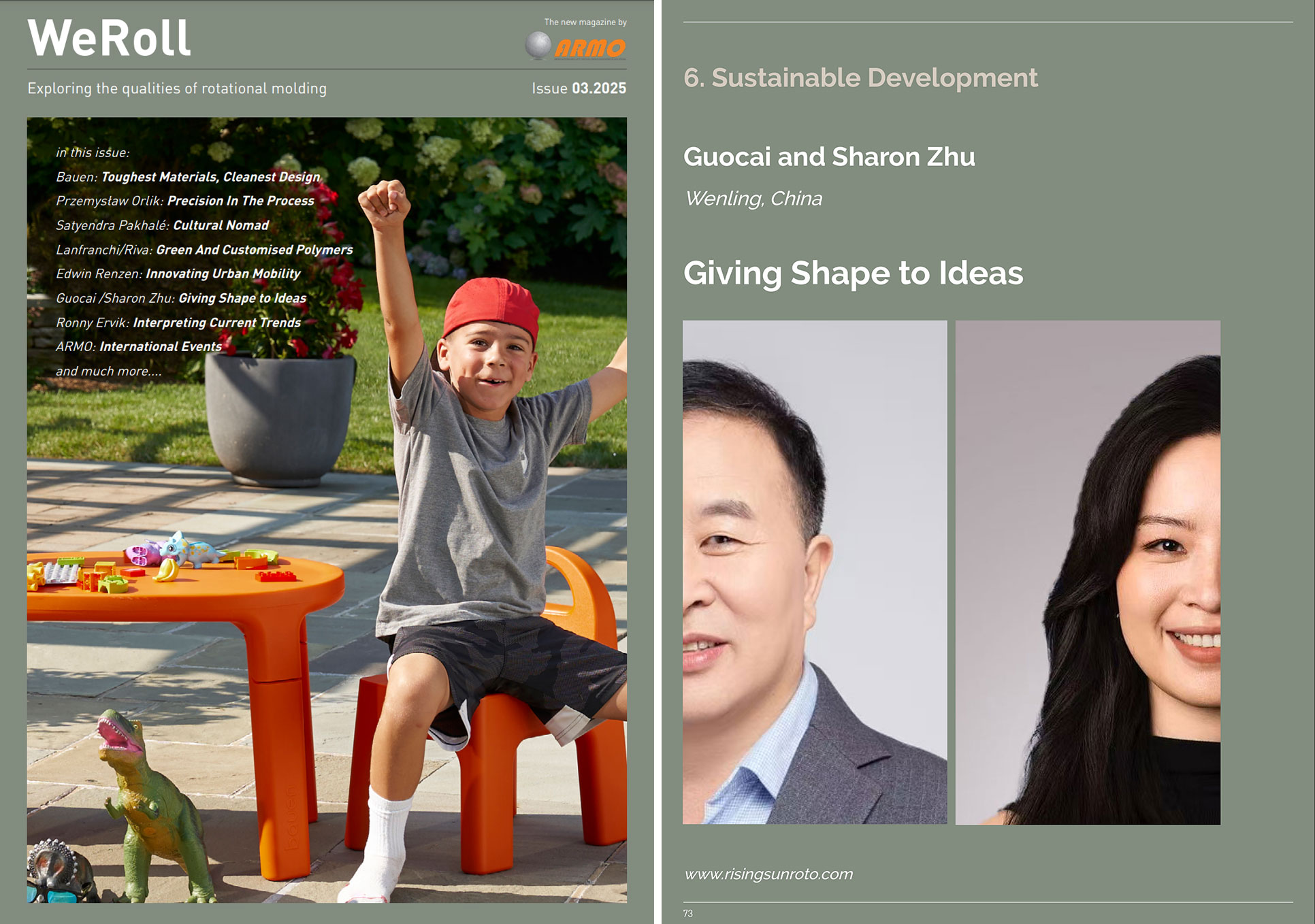 行業(yè)動(dòng)態(tài) | 旭日滾塑在滾塑行業(yè)《We Roll》雜志的專題采訪已上線！